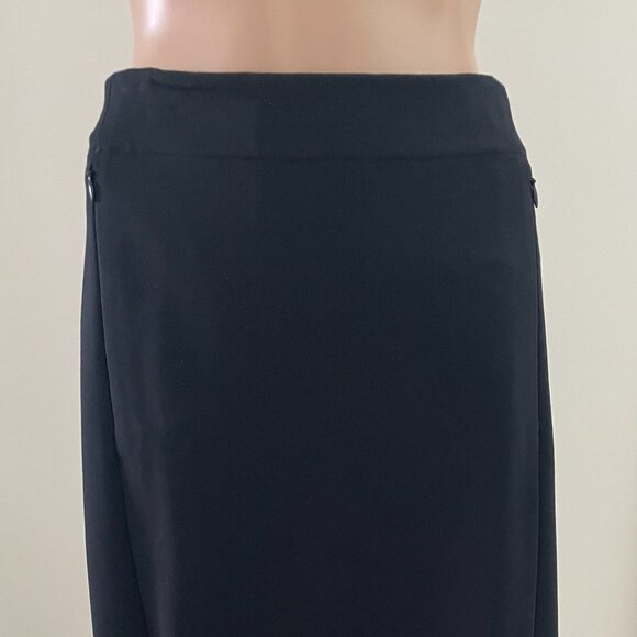 DVF Black Straight Pencil Skirt - Size 10 - Knee Length - Regular Fit - Picture 1 of 8